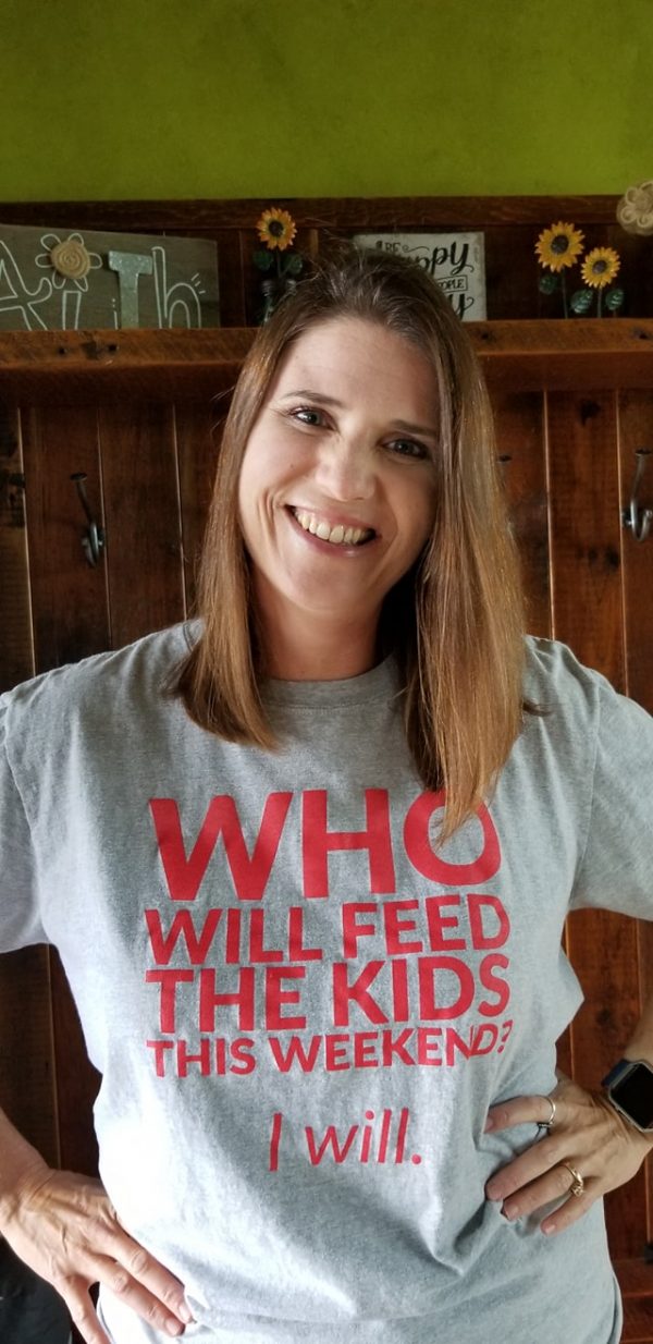 Who Will Feed the Kids? Gray T-Shirt - Image 5