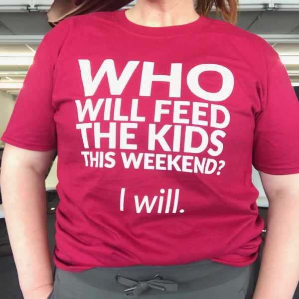 Who Will Feed the Kids? Volunteer Shirt - Image 3